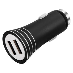 Car Charger with Dual USB Ports for charging and Steel Glassbreaker Hammer for Emergency Escape