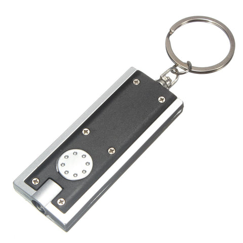 Keychain Mini LED Flashlight with Keyring, Portable Thin & Lightweight - 45 Lumen Micro Light